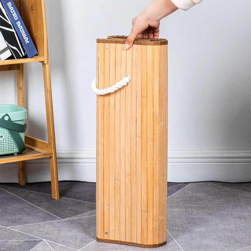 Cesta de almacenamiento de restaurante de ollas calientes Cesta plegable de bambú Cesta de ropa sucia Cesta tejada de paja Suministros de almacenamiento Caja de barril Caja de almacenamiento Caja de almacenamiento Caja de almacenamiento