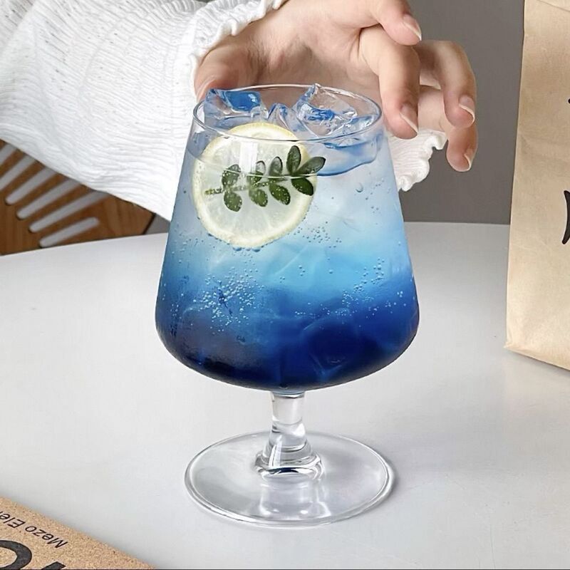 ins风矮脚玻璃杯鸡尾酒杯饮品杯苏打气泡水杯饮料调酒杯子高级感|undefined