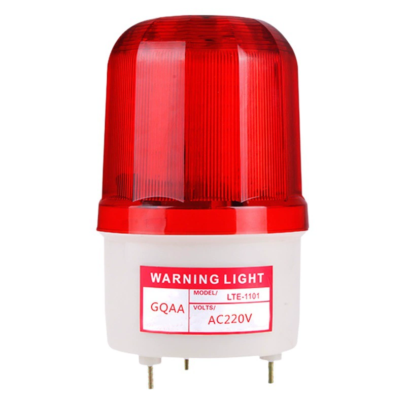 Светодиодная сигнальная лампа LTE-1101J вращающаяся сигнальная лампа 220V 24V 12V звуковая и световая сигнализация