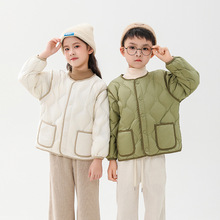 儿童轻薄羽绒服内胆男童女童中大童冬装外套初中学生冬季校服神器