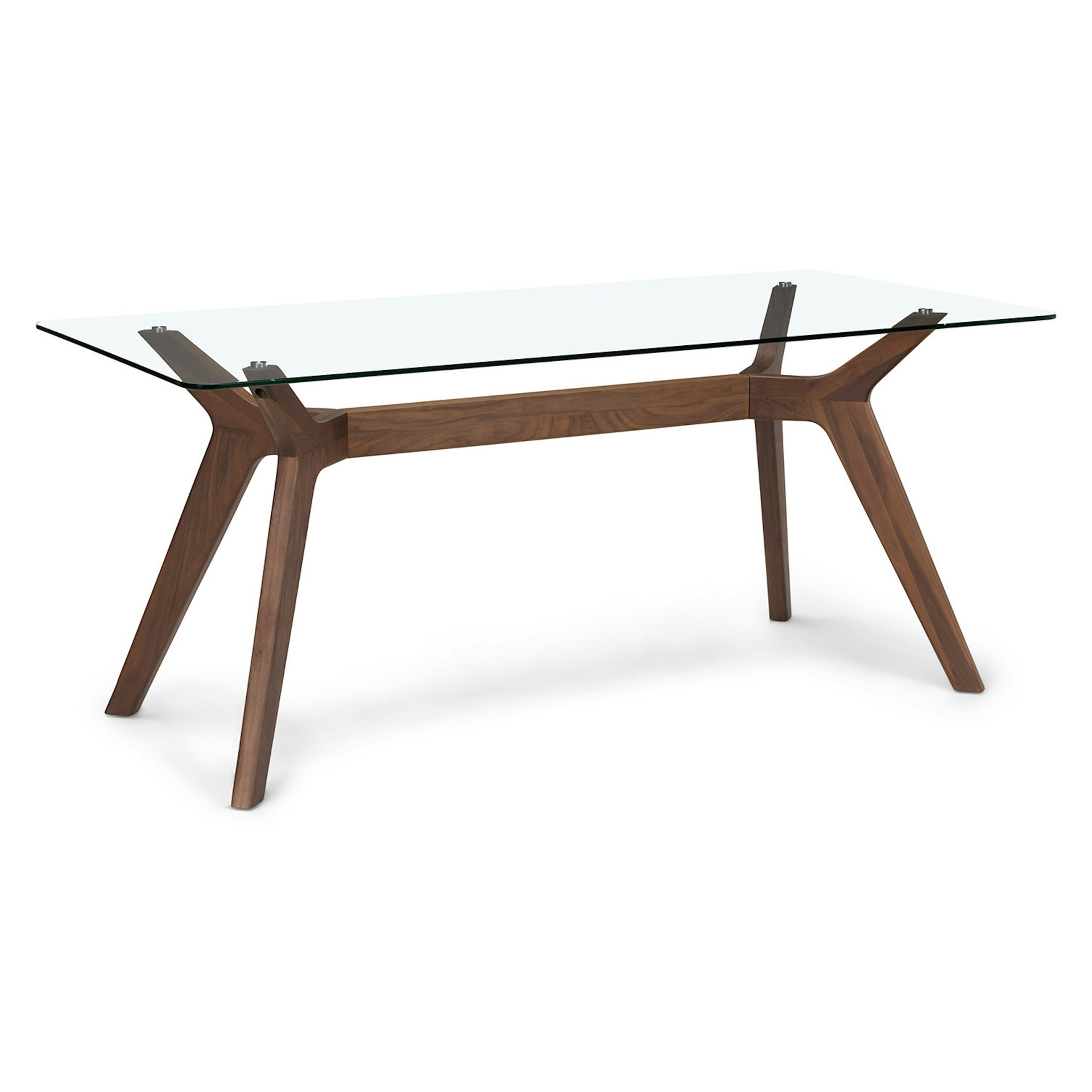 Mesa de comedor de exportación de vidrio temperado mesa de comedor de lujo ligera alta sensación de mesa de madera maciza mesa de comedor simple moderna silla