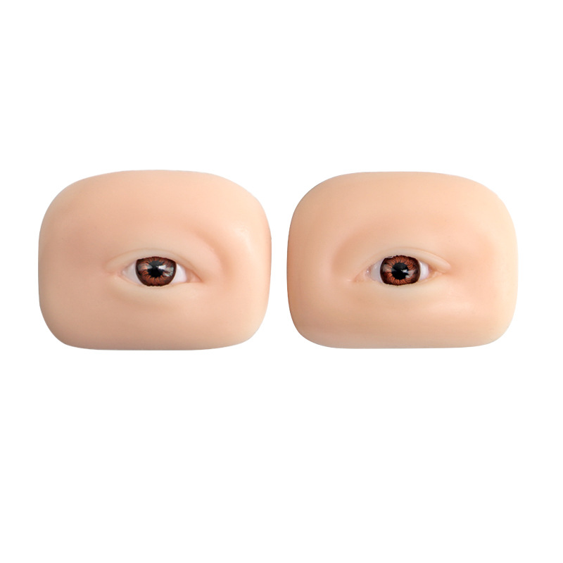 Práctica de tatuaje semipermanente, ingenio de cuero, silicona de alta calidad, tatuajes de cejas de cuero de imitación engrosados, delineador de ojos, cuero falso novato