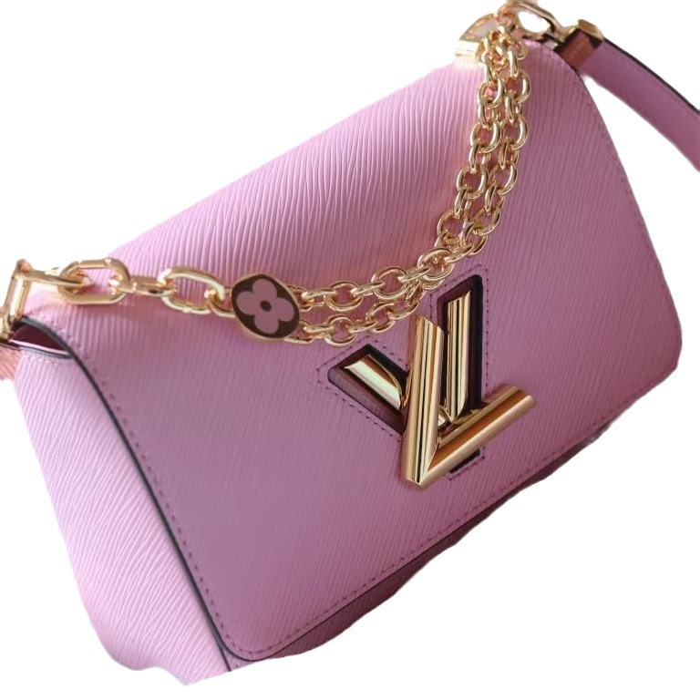 En el invierno de 2023, la nueva fábrica aprueba directamente el tejido retro del paquete de cadena ajustable con patrón de onda de agua de cerradura de torsión V twist.