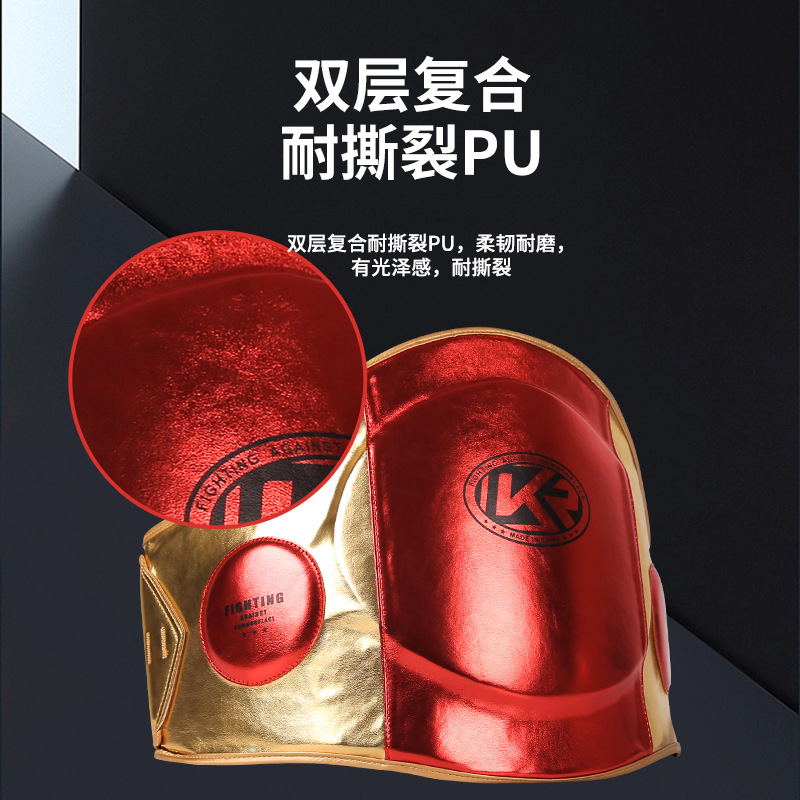 Congrui Thai boxeo cintura objetivo soporte de cintura profesional Sanda lucha espesado equipo de protección contra el pecho objetivo pie objetivo