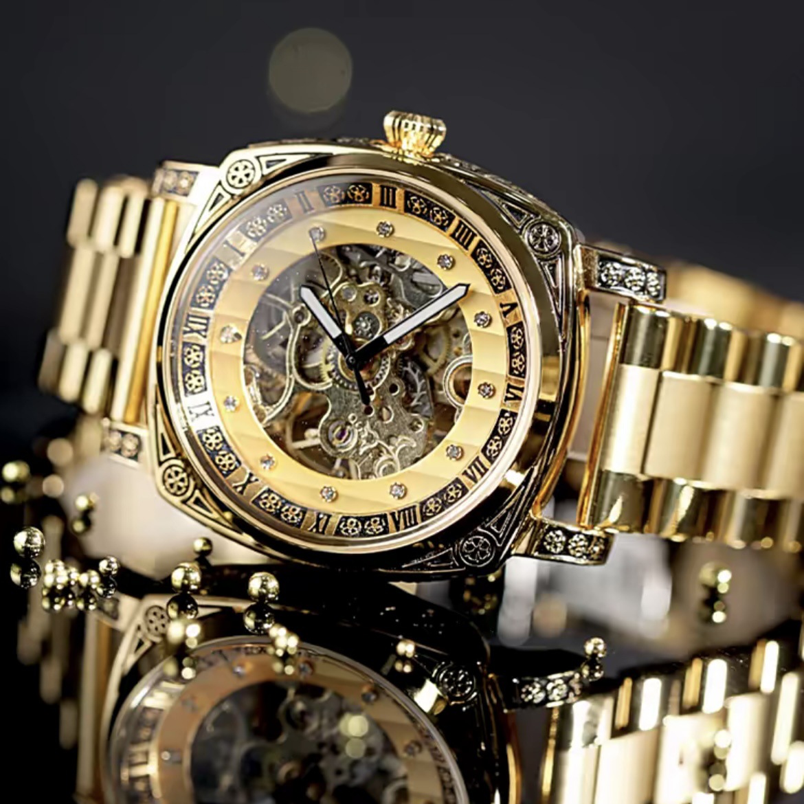 Daybird New Fully Automatic Mechanical Movement Watch Waterproof Luminous High-End Men's Mechanical Watch