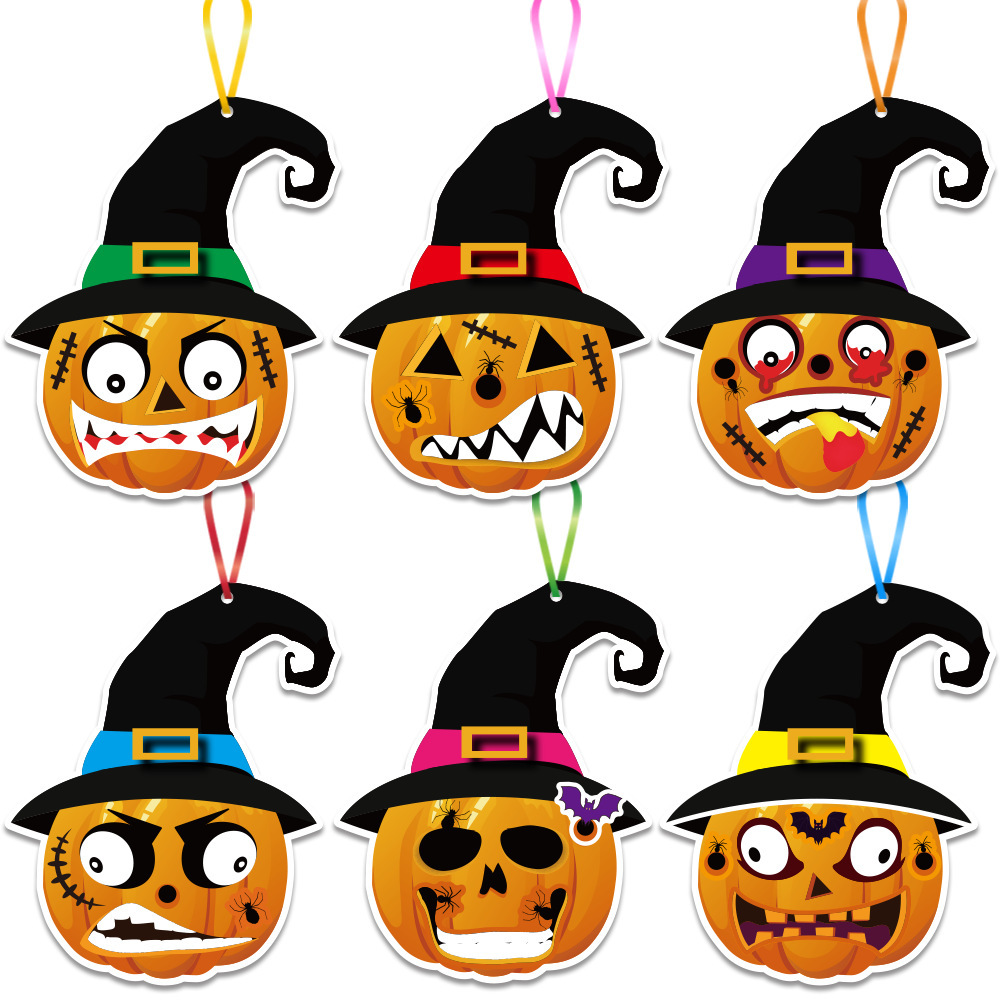Juego de Pegatinas y Tarjetas DIY para Halloween de Papel Artesanal, Decorativo, para Fiestas image 4