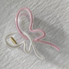 Oil-dripping gradient butterfly Pink white【10.2cm】