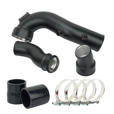 Car Intake Turbocharger Pipe Suitable for Bmw 2011 N55 535I F10 F07 640I 740Li (Sorma kollektoru (Giriş)) - black