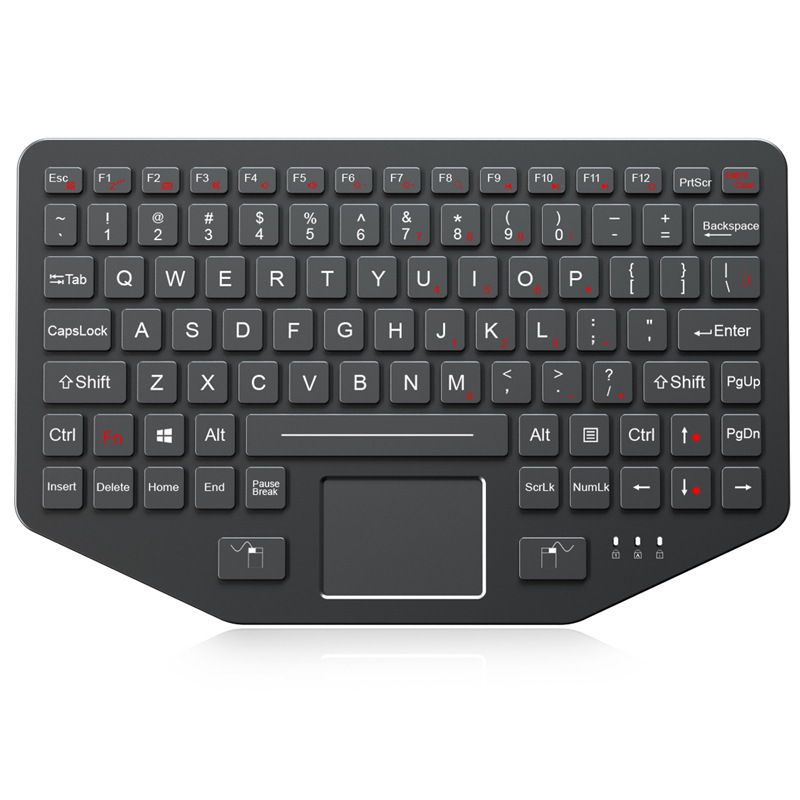 Jiante Electronics Ip65 Fully Sealed Reinforced Chocolate Keyboard with Fully Sealed Touchpad