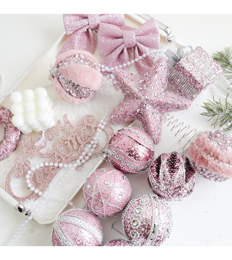 Christmas IG Style Letter Ball Bow Knot Plastic Foam Party Festival Hanging Ornaments display picture 1