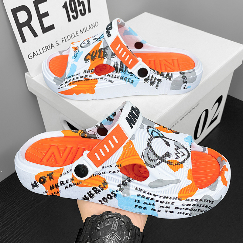 Zapatillas transfronterizas de tamaño grande para hombres de verano, deportivo de ocio para conducir, sandalias para hombres, sandalinas de arena frías.