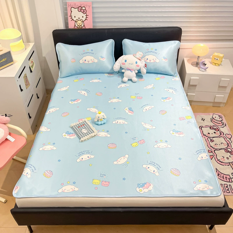 Sanrio, шелковистый мат, летний комплект, детский лист, набор из 3 шт.
