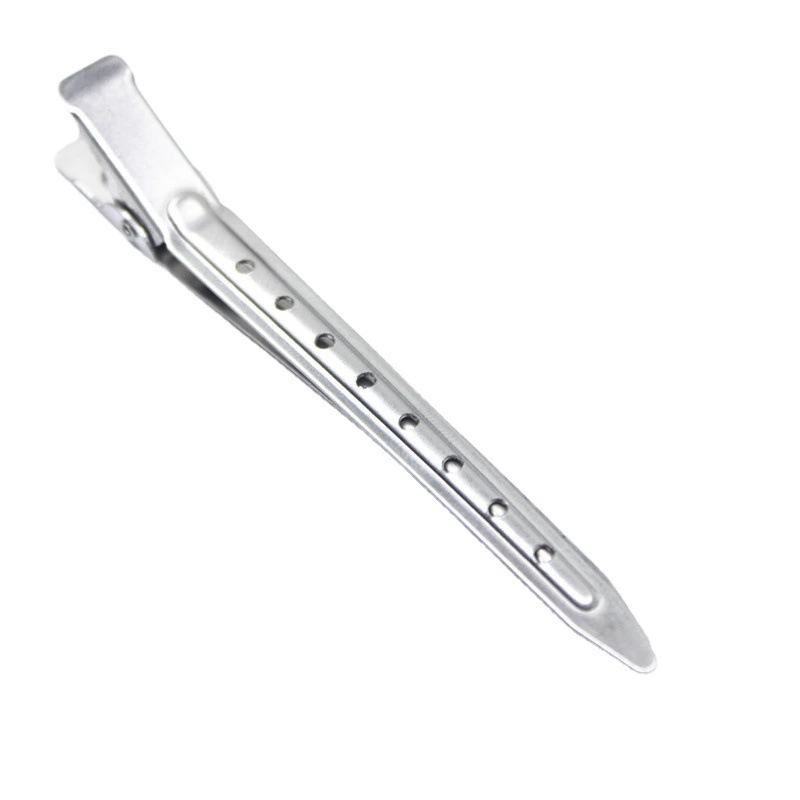 Hair Clip 9 cm, 304 Stainless Steel, Large Non‑Traceless Salon Clip