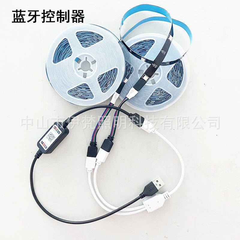 Светодиодная лента YiFan RGB 5V, декоративная подсветка с пультом, 10м/20м для домашних кинотеатров