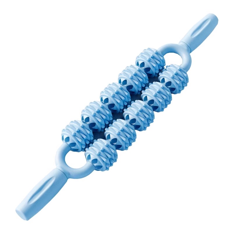 Children's Massage Mace Double Row Roller Tactile Training Relax Muscle Meridians and Collaterals Dredge a Long Height Before Sleeping