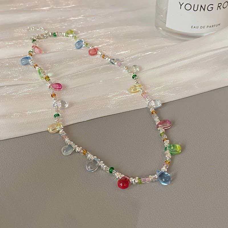 Retro Irregular Gravel Beaded Long Necklace for Women, Bohemian Ethnic Style, Light Luxury, Exquisite Fashion Clavicle Chain Retro Irregular Gravel Beaded Long Necklace for Women, Bohemian Ethnic Style, Light Luxury, Exquisite Fashion Clavicle Chain