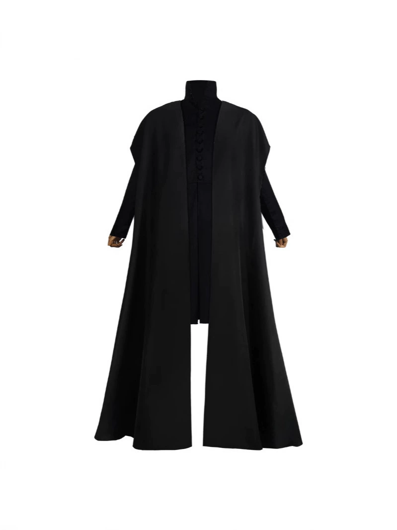 Костюм косплей, плащ в стиле Снейпа и пиджак, комплект S–2XL, лёгкий 1,15 кг