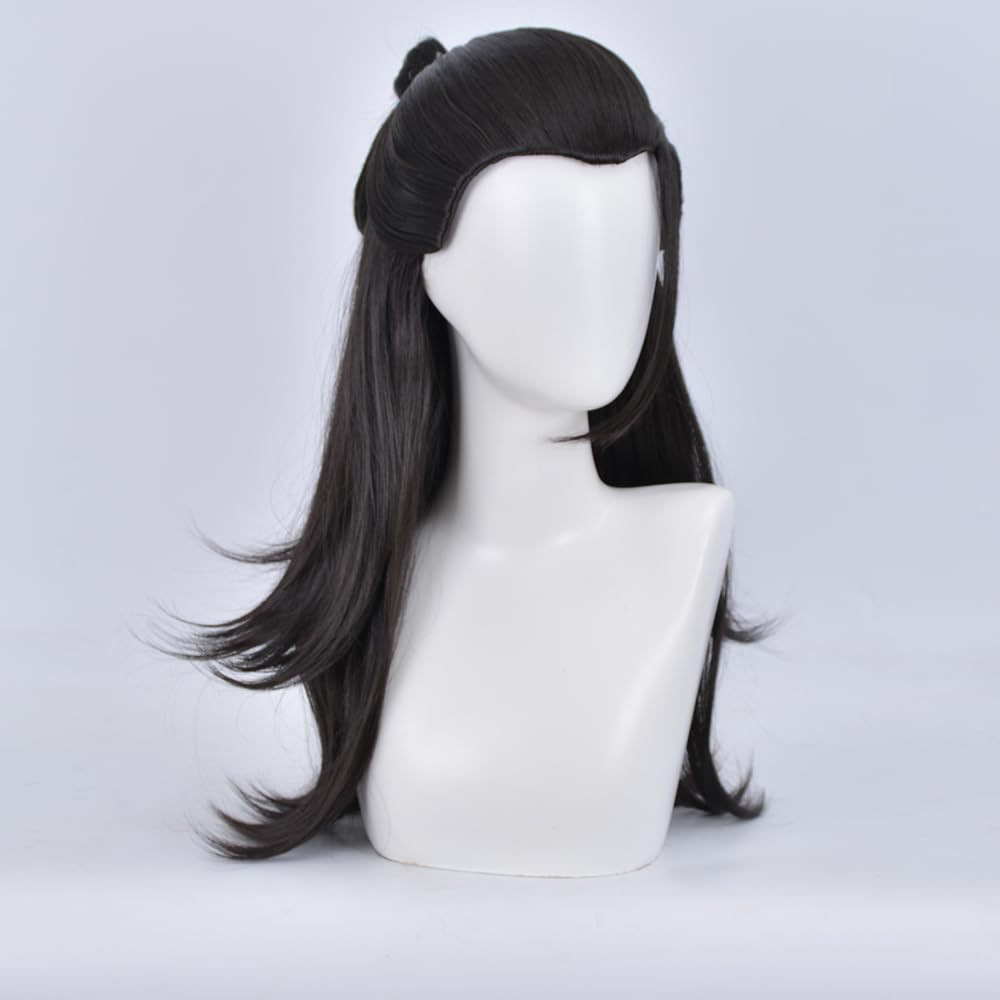 Peluca de anime hechizo de nuevo a la batalla xia youjie cosplay cabeza completa cubierta fabricante en stock al por mayor entrega de una sola pieza