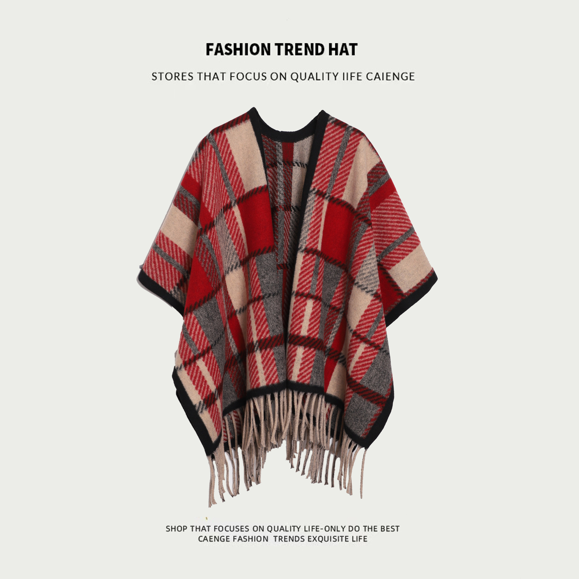 Chal de viento chino mujer otoño invierno grueso abrigo abrigo abrigo Qinghai tibetano turismo foto sala de aire acondicionado abrigo bifurcado