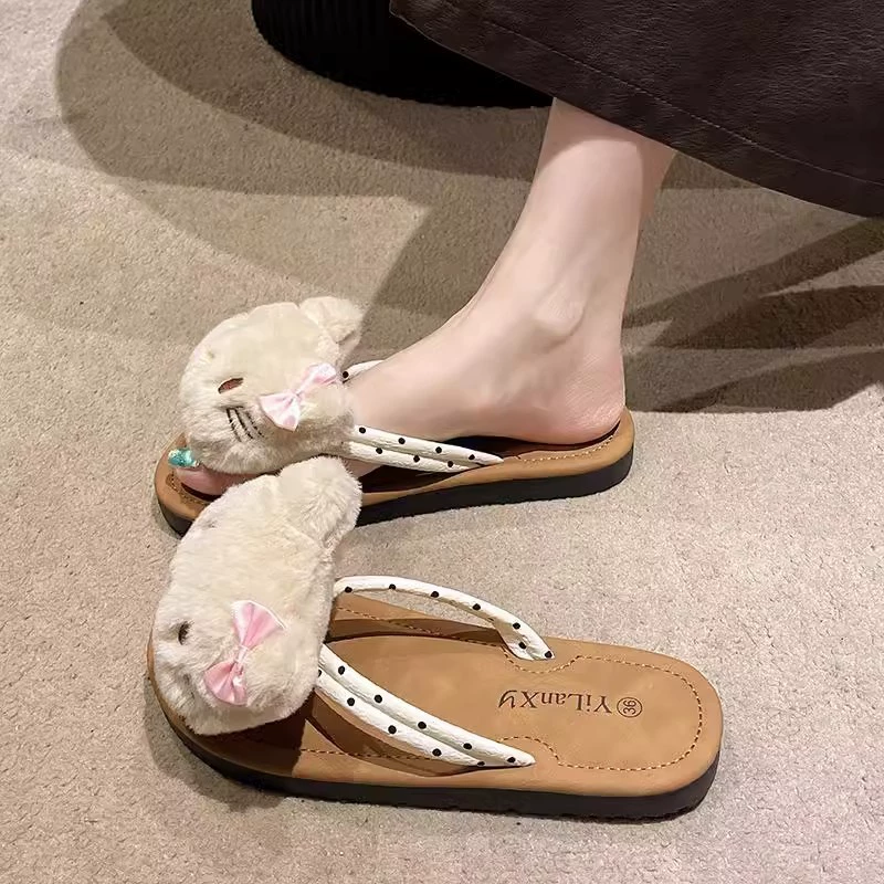 Hello Kitty, нескользящие модные вьетнамки, слайд, западный стиль