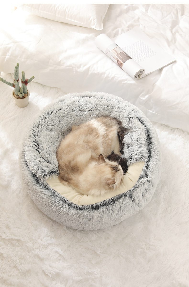 Gray Cat Bed