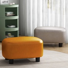 实木凳子创意板凳家用靠背椅沙发脚凳放腿客厅坐墩门口换鞋凳矮凳