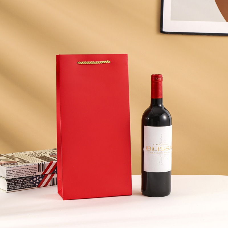 手提袋红酒包转袋橄榄油礼品袋山茶油袋子红酒袋手提袋纸礼品包装