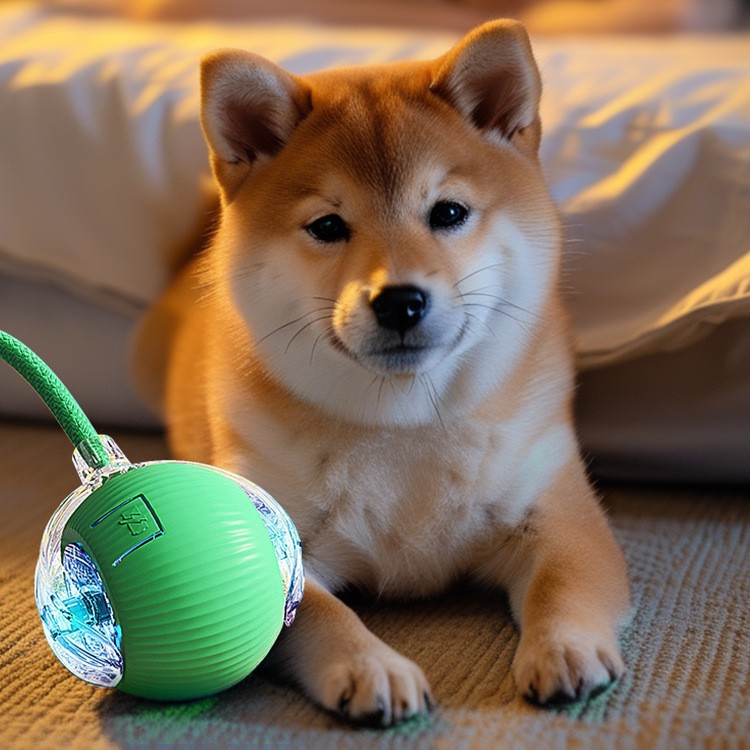개 장난감, 자동 개 산책 공, 강아지 애완 동물 자기 오락, 물림 방지 전기 스마트 개 점핑 공 유물