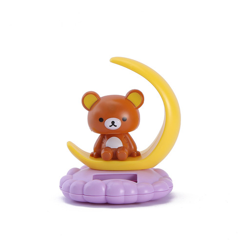 New solar moon series car ornaments, cartoon swing dolls, car interior decorations, children's toys
