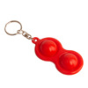 Silica gel toy, amusing keychain, anti-stress, wholesale