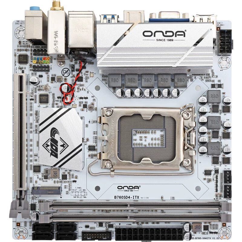 Подходит для Intel Onda B760 SD4 ITX W (Intel B760/LGA1700), поддерживает 13‑е поколение