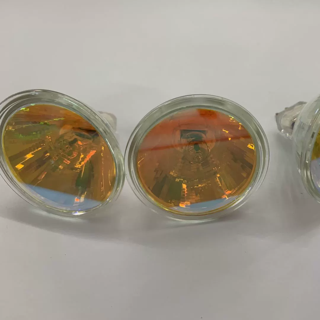 Поставка 12V низкого давления, MR16 концентрический камин лампа пламя лампа лампа многоцветная галогенная лампа