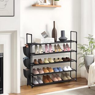 Cross-Border Dropshipping 5-Layer 10-Layer Woven Multifunctional Detachable Shoe Cabinet Multi-Layer Simple Closet Entry Shoe Rack