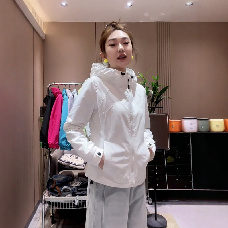 春夏薄款外套女短款小个子上衣新款女装收腰风衣夹克软壳时尚|undefined