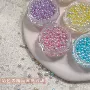 指甲圆形平底高亮多巴胺