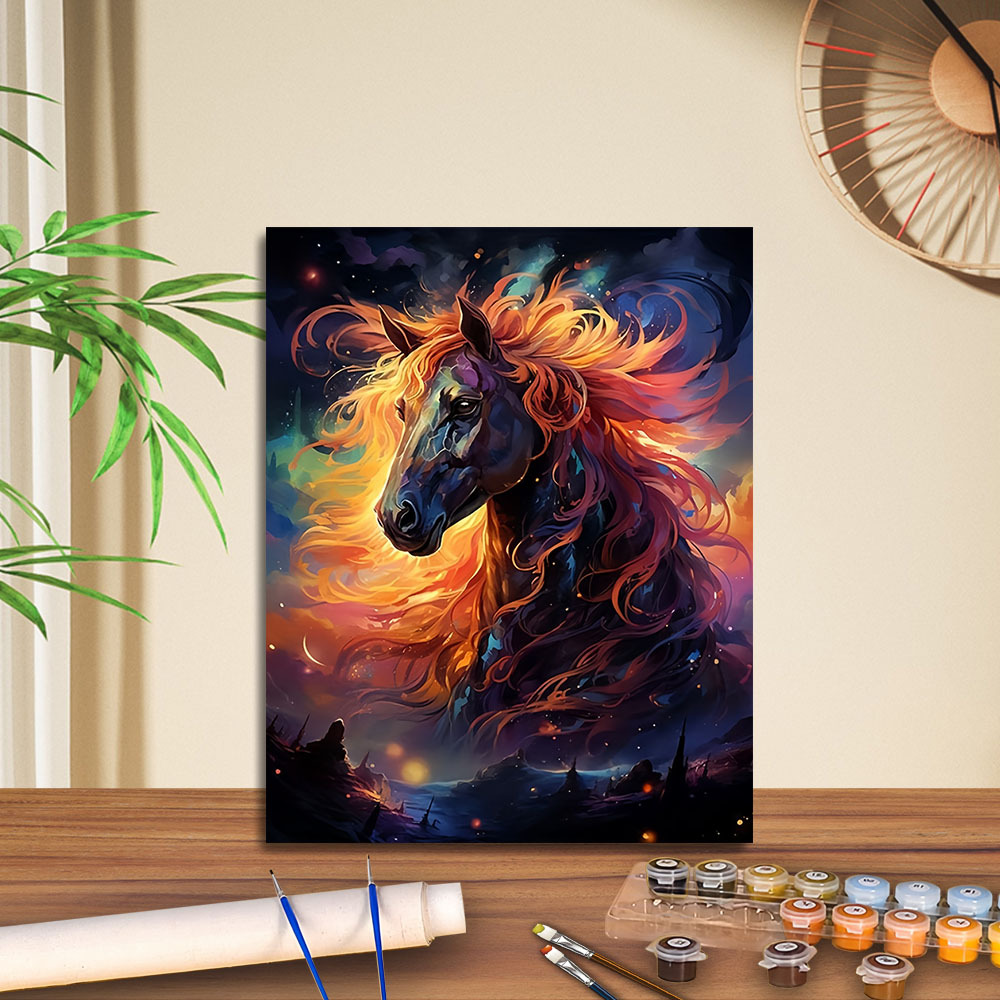 Transfronterizo jitdiy agente de pintura al óleo digital fabricantes al por mayor artesanal amazon pintura al óleo decorativa barraca de relleno