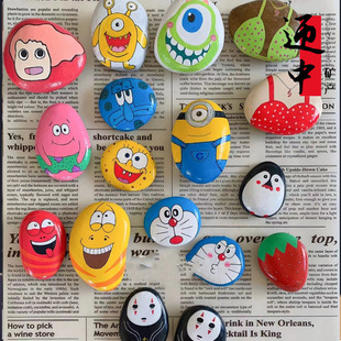 Painting Stone Painting Stone Painting Landscape Figure Creative Hand-painted Stone Painting Souvenir Interior Decoration