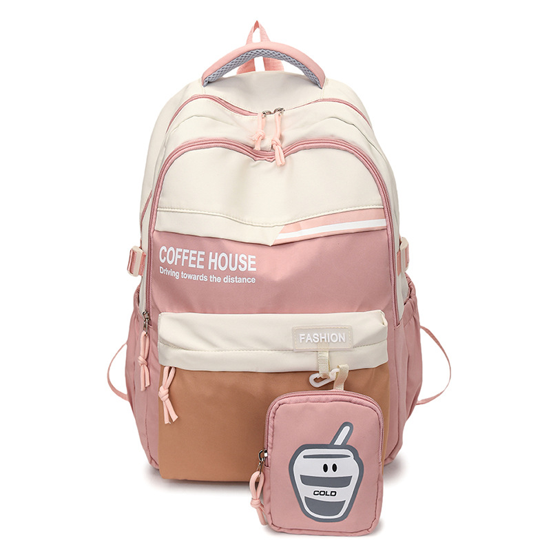 Mochila escolar para estudiantes universitarios de secundaria y preparatoria de todo fósforo de moda, nueva mochila de viaje multicompartimento de gran capacidad y alto valor