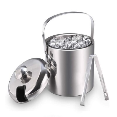 廠家直銷304不鏽鋼冰桶冰粒桶雙層保冷ktv酒吧紅酒手提冰鎮桶