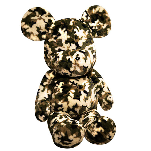 Candy Violent Colorful Trendy Bear Plush Toy Tie-Dye Rainbow Doll Plush Toy Pillow Birthday Valentine's Day