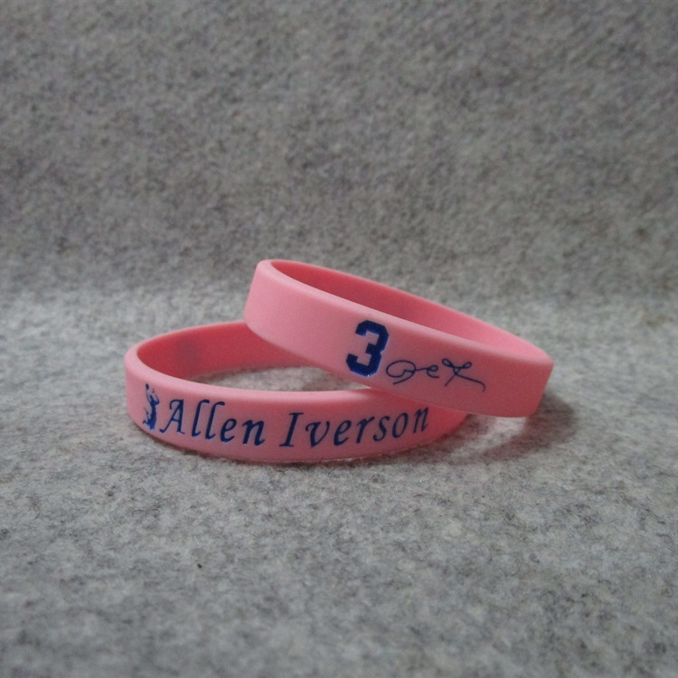 NBA basketball 76ers No. 3 Iverson Signature Sports Bracelet Wristband George Enbid Maxi Kobe