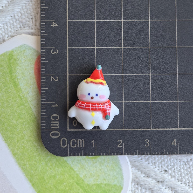 クリスマス新商品樹脂アクセサリー漫画クリームゴム携帯ケースクリスマス雪だるまヘラジカ冷蔵庫アクセサリー|undefined