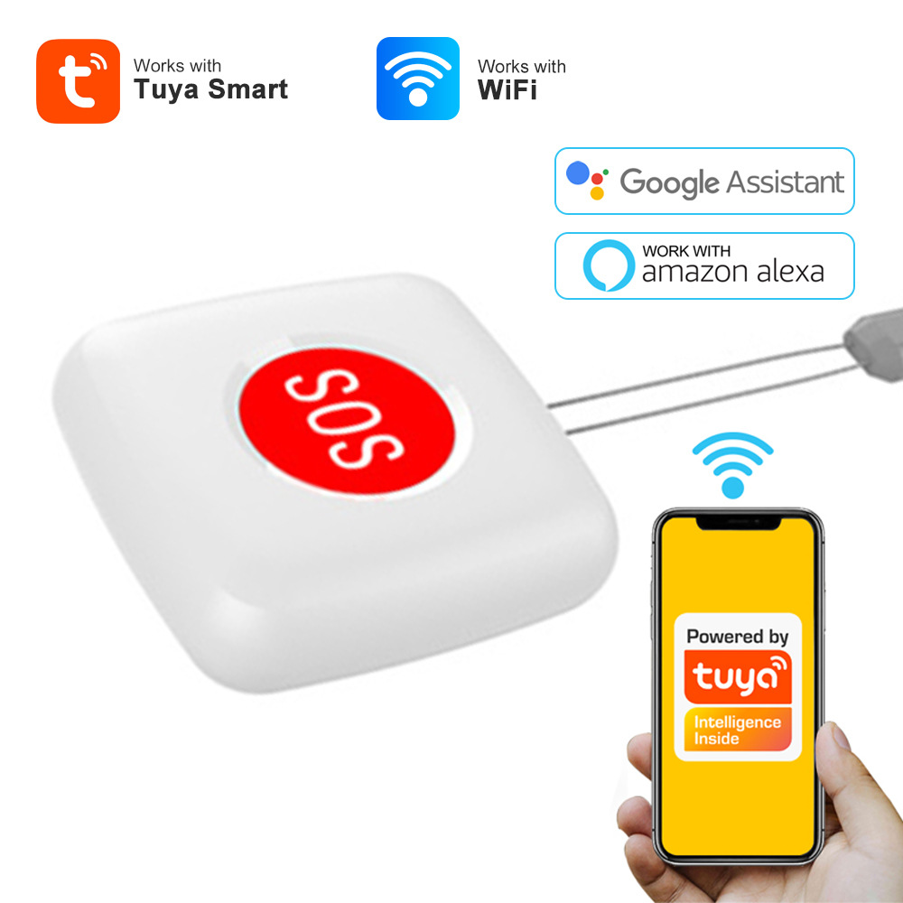 tuya涂鸦智能传感器ZigBee3.0版智能安全防护tuya SOS紧急按钮
