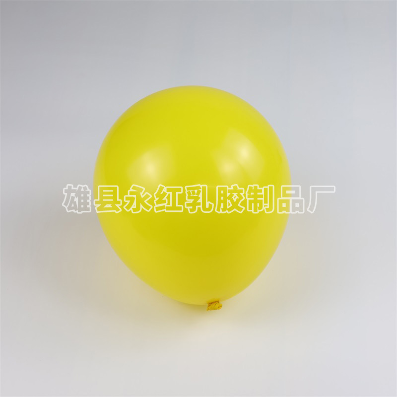 1,5 g 10 pulgadas amarillo mate (100 piezas / paquete)