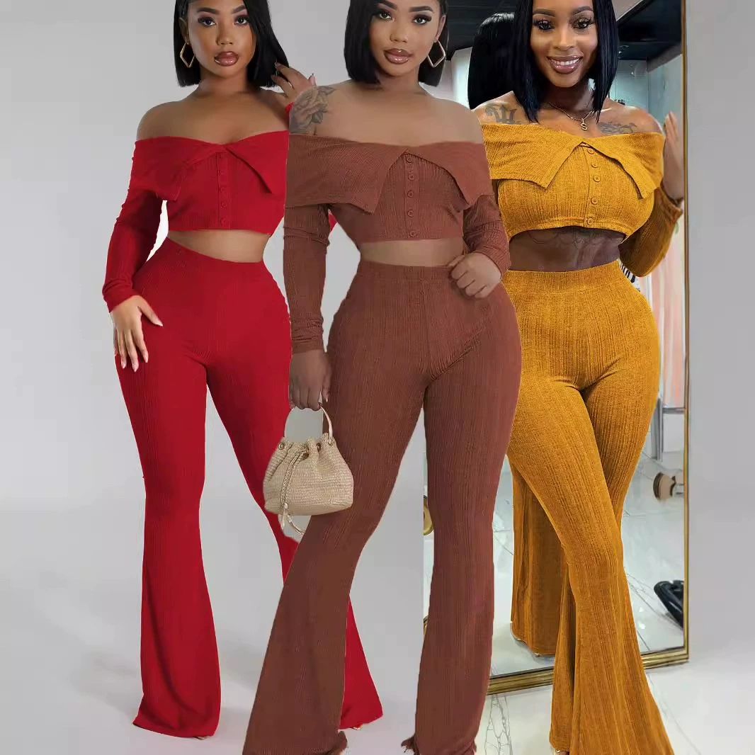 3246 новая европейская и американская трансграничная женская одежда сплошной цвет элегантные брюки любовника с лацканом короткий сексуальный топ длинный