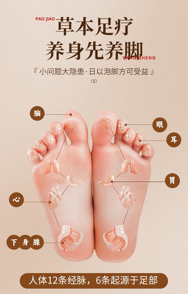 Dried Mugwort Leaf Foot Soak Pack Ai Ye 30g x 20 Bags External Herbal Bath and Hair Rinse key features