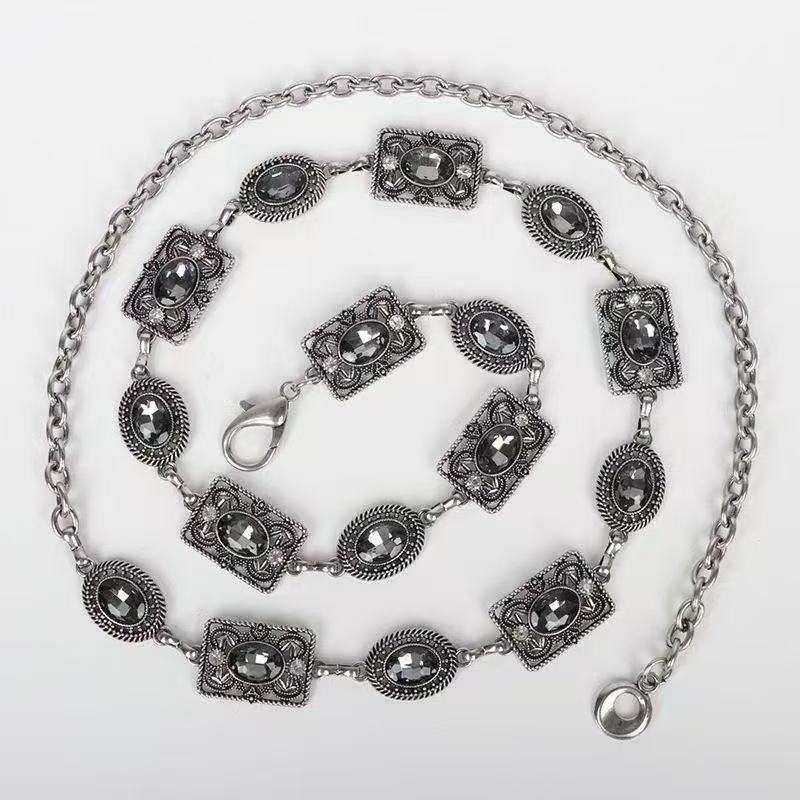 Cadena de diamante cuadrada
