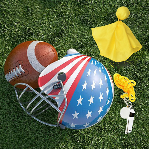 Flag referee props penalty flag throwing accessories football penalty football throwing flag blue football bean bag