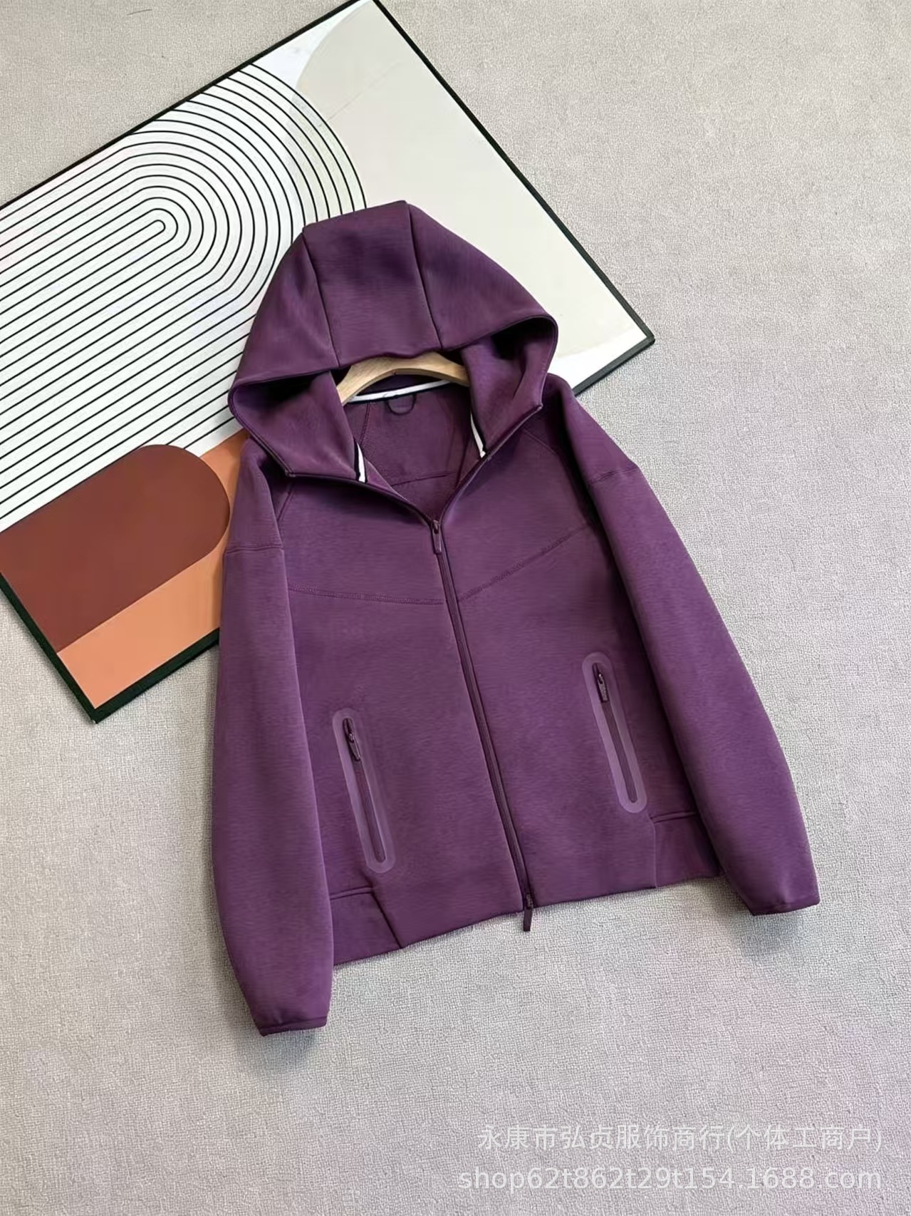 Jacket.dark purple / S