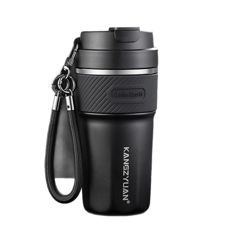 ステンレス保温カップ男性用陶磁器内胆コーヒーカップ2025新型携帯ストローカップ車載カップ|undefined